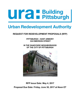Request for Redevelopment Proposals (Rfp)