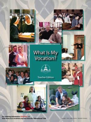What Is My Vocation Teaching Edition.Pdf