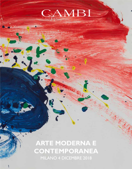 Arte Moderna E Contemporanea 4 Dicembre 2018