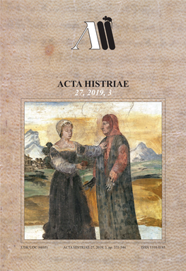Acta Histriae 27, 2019, 3