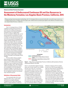 Assessment of Undiscovered Continuous Oil and Gas Resources in the Monterey Formation, Los Angeles Basin Province, California, 2015