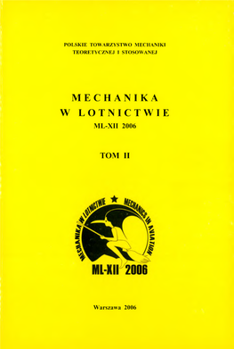 Mechanika W Lotnictwie ML-XII 2006 Tom II