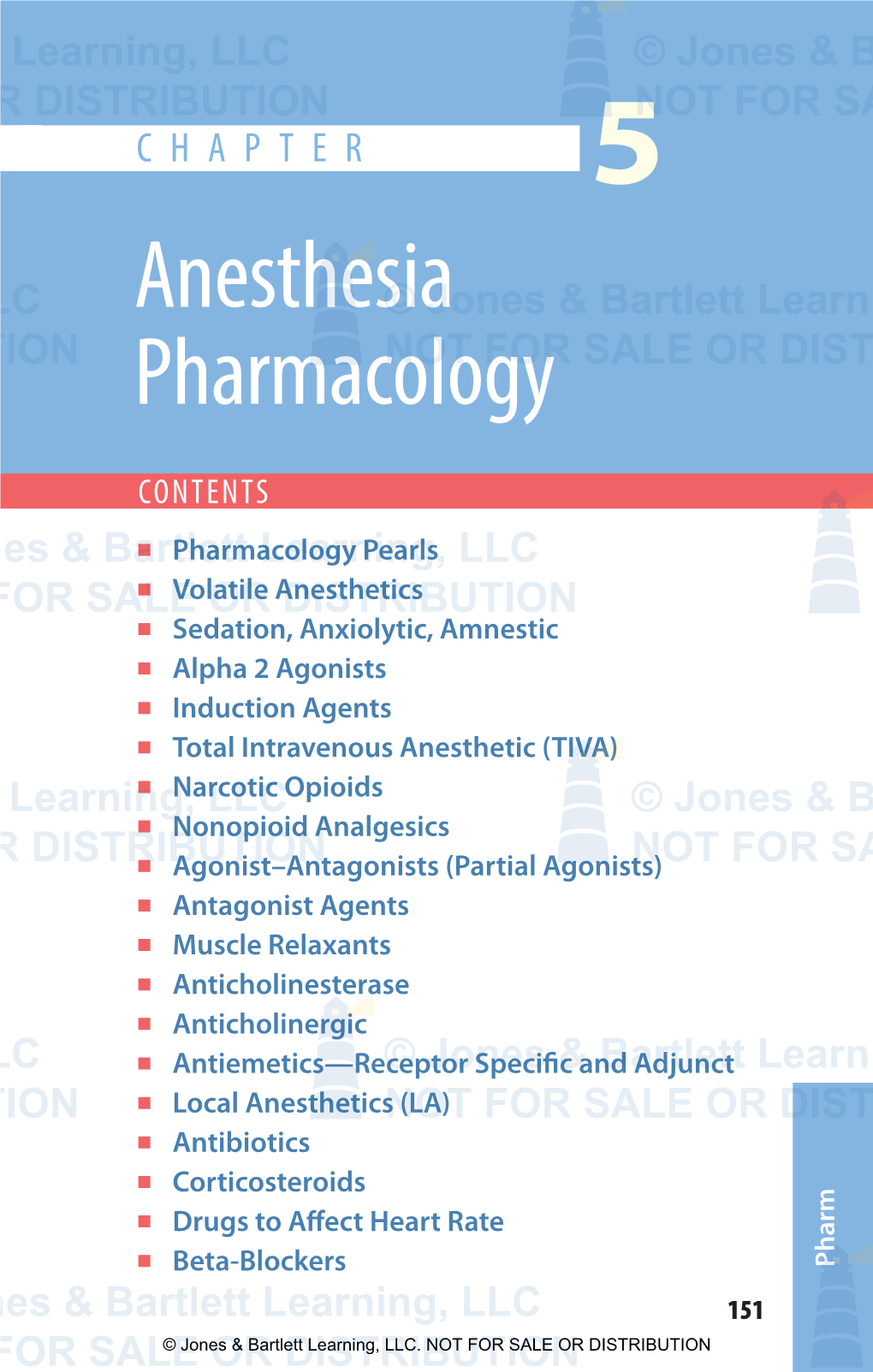 Anesthesia Pharmacology