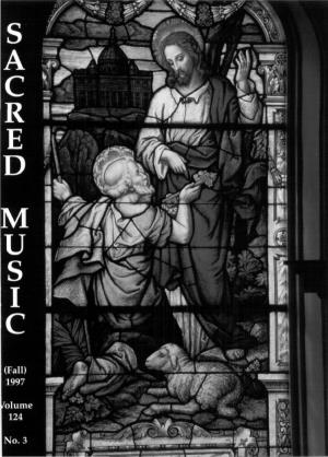 Sacred Music Volume 124 Number 3