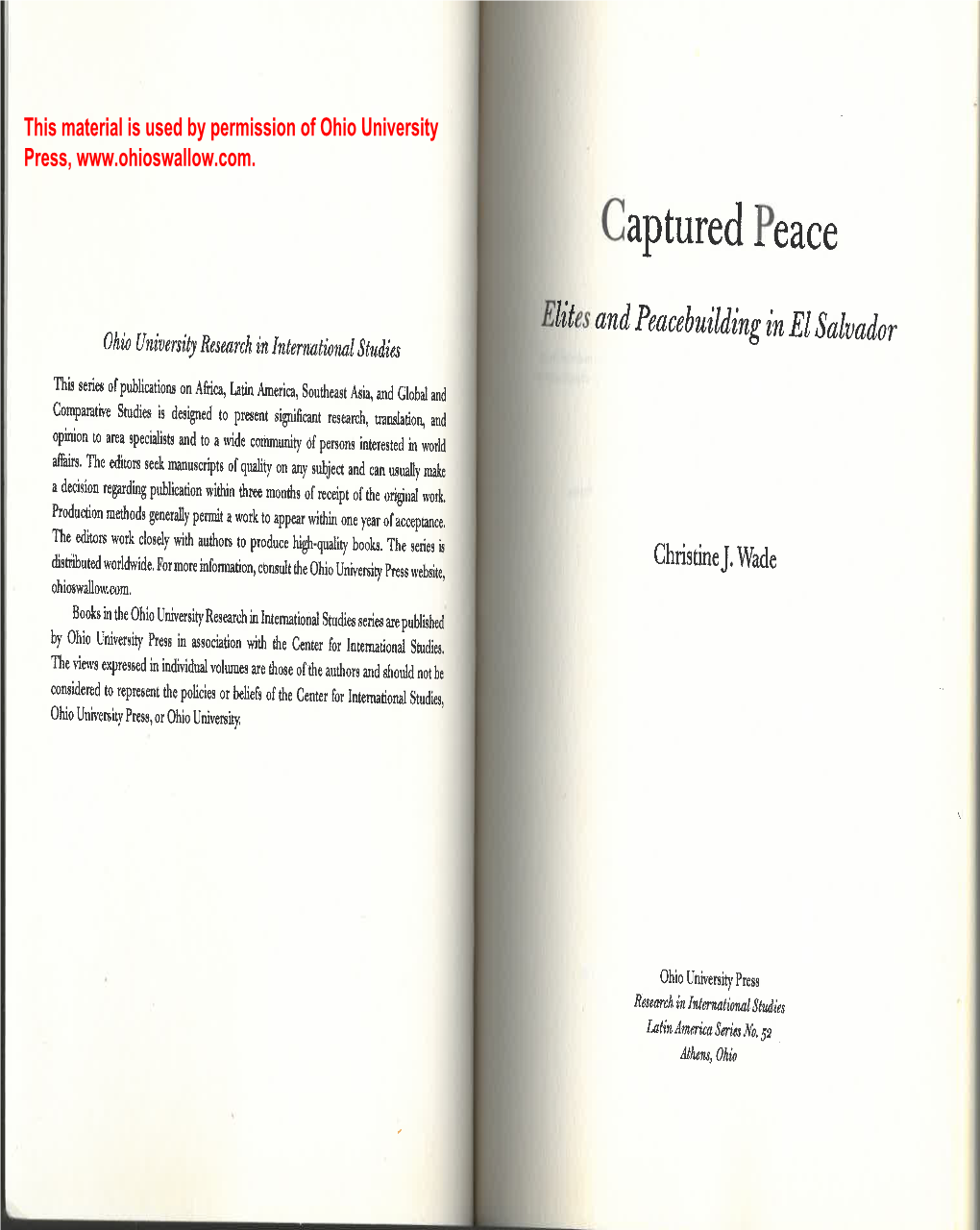 Salvadoran Elites Was Their Espousal and Land Were at the Heart of the Dispute