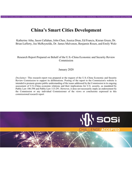 China's Smart Cities Development