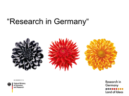 “Research in Germany“ the Rig - Campaign