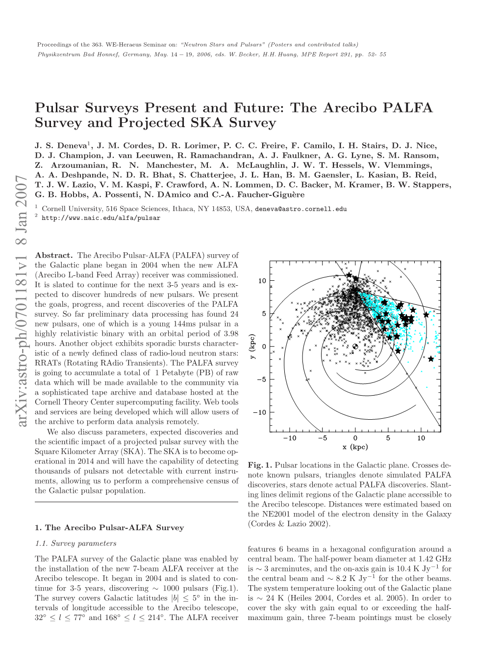 Arxiv:Astro-Ph/0701181V1 8 Jan 2007 2 .A Ehad,N .R Ht .Catre,J .Hn .M G H Bac M