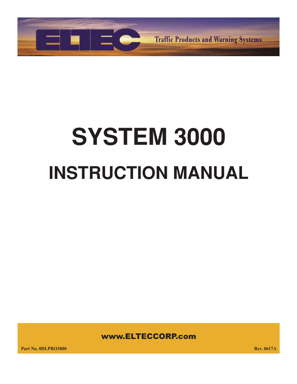System 3000 Instruction Manual