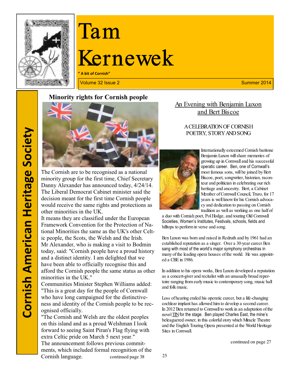 Tam Kernewek, the Cousinjack.Org Website, and Through the Gatherings