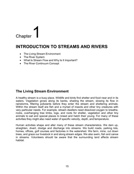The River Continuum Concept