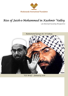 Rise of Jaish-E-Mohammed in Kashmir Valley - an Internal Security Perspective