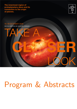 Program & Abstracts