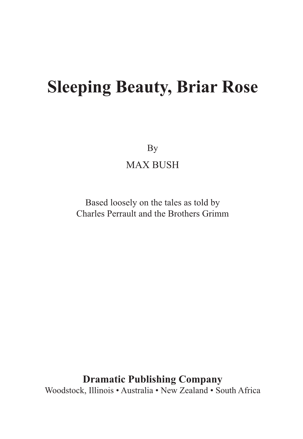 Sleeping Beauty, Briar Rose