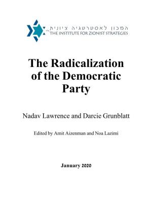 The Radicalization of the Democratic Party
