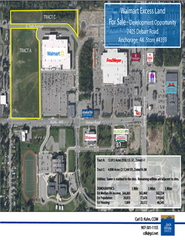 Walmart Excess Land for Sale -Development Opportunity