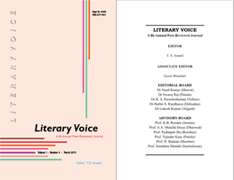 Literary Voice 2015 / 3 Literary Voice 2015 / 4