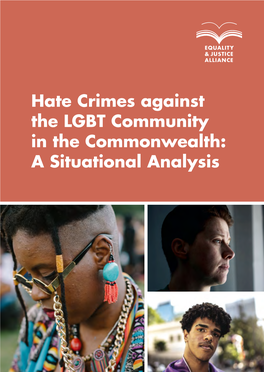 Hate Crimes Against the LGBT Community in the Commonwealth: a Situational Analysis