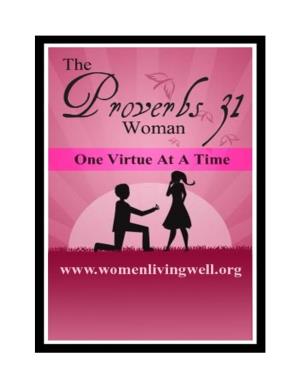 Proverbs 31 Woman One Virtue at a Time
