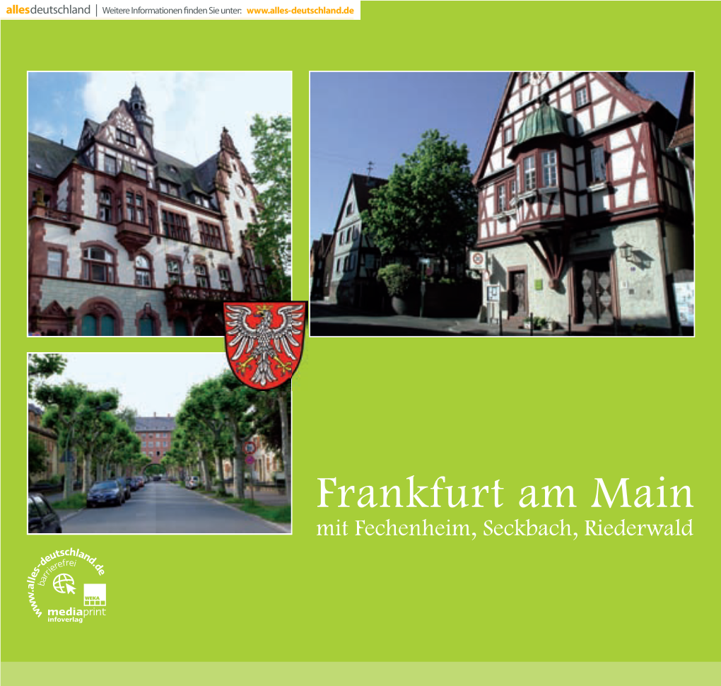 Frankfurt Am Main Mit Fechenheim, Seckbach, Riederwald