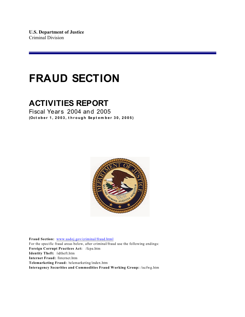 Fraud Section