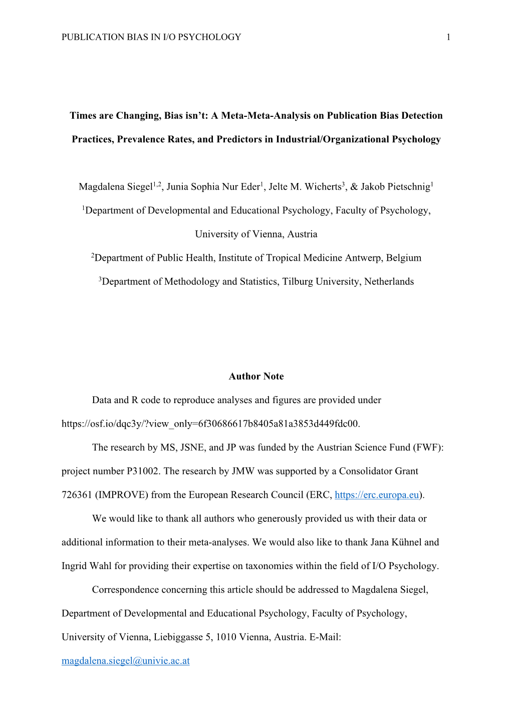 A Meta-Meta-Analysis on Publication Bias Detection Practices