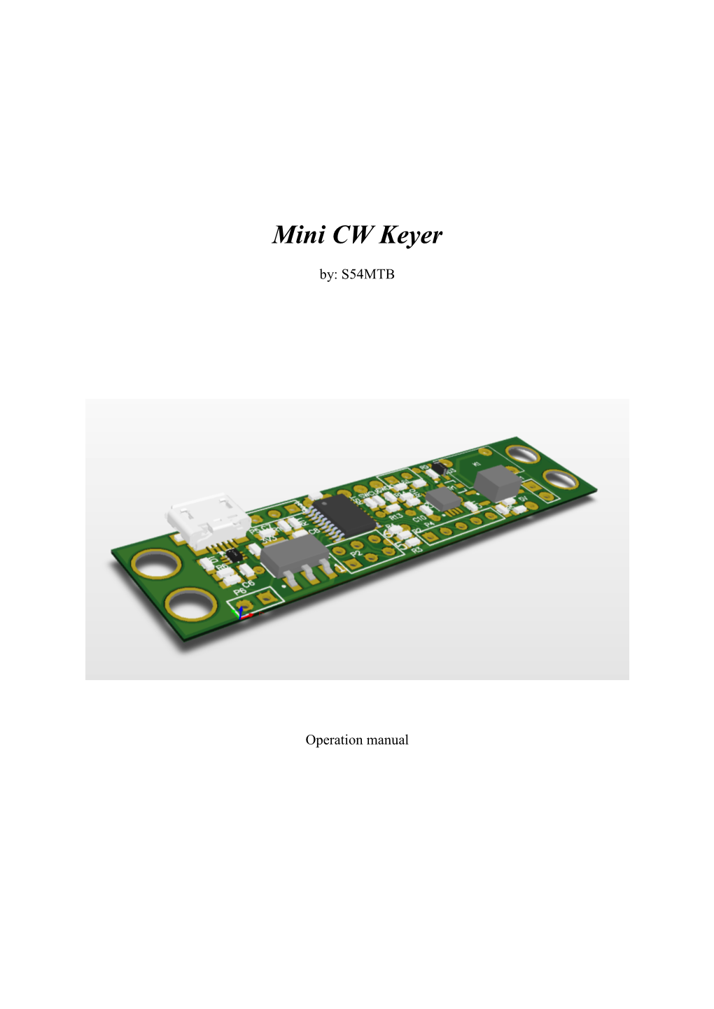 Mini CW Keyer