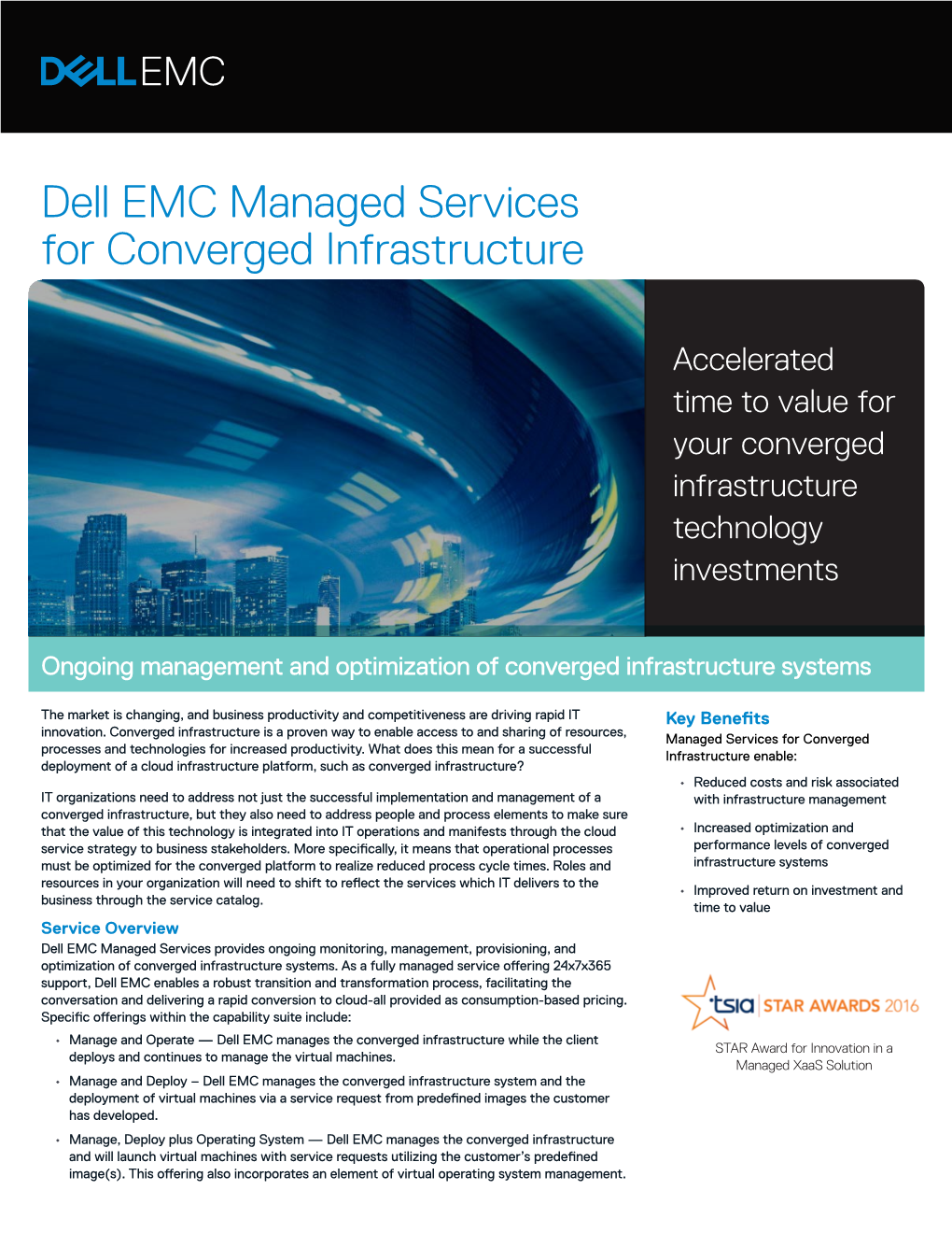 Dell EMC Managed Services for Converged Infrastructure
