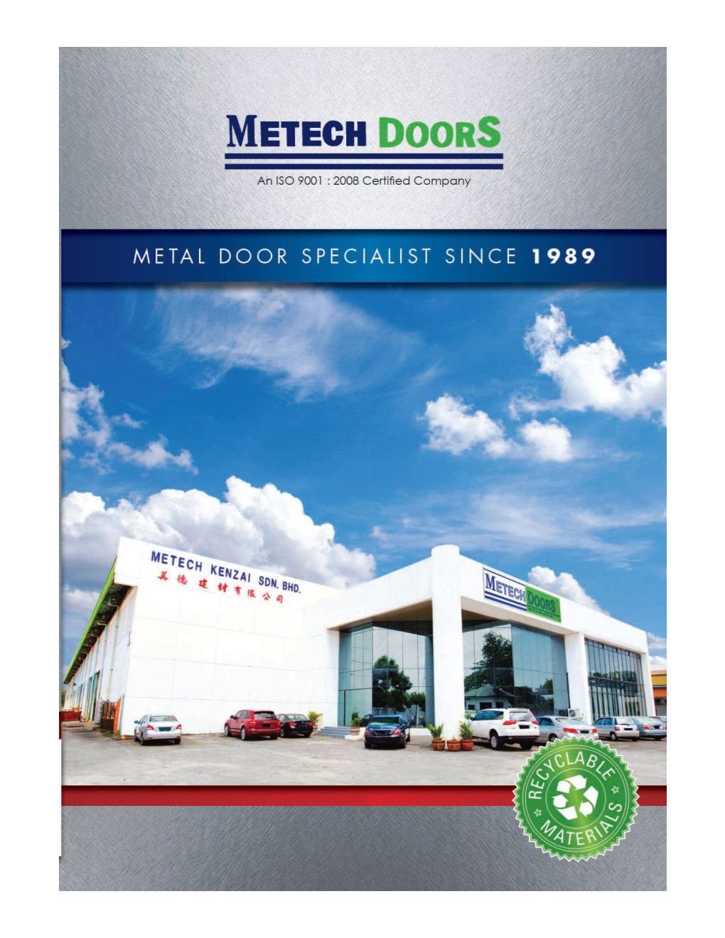 Metech Industry Steel Doors (Non Fire Rated)