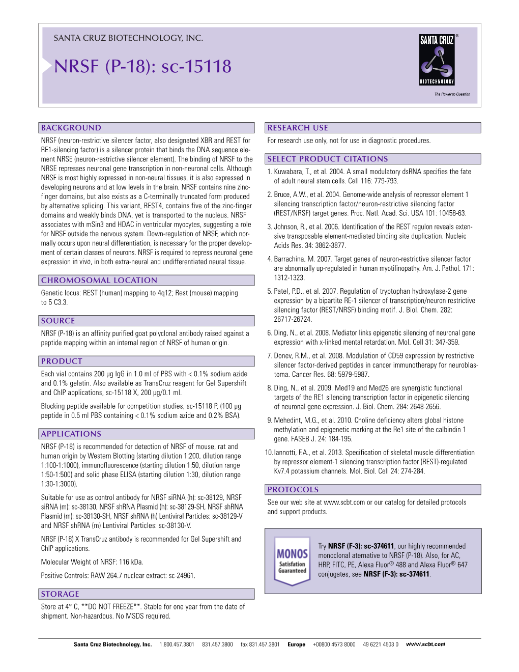 Datasheet Blank Template