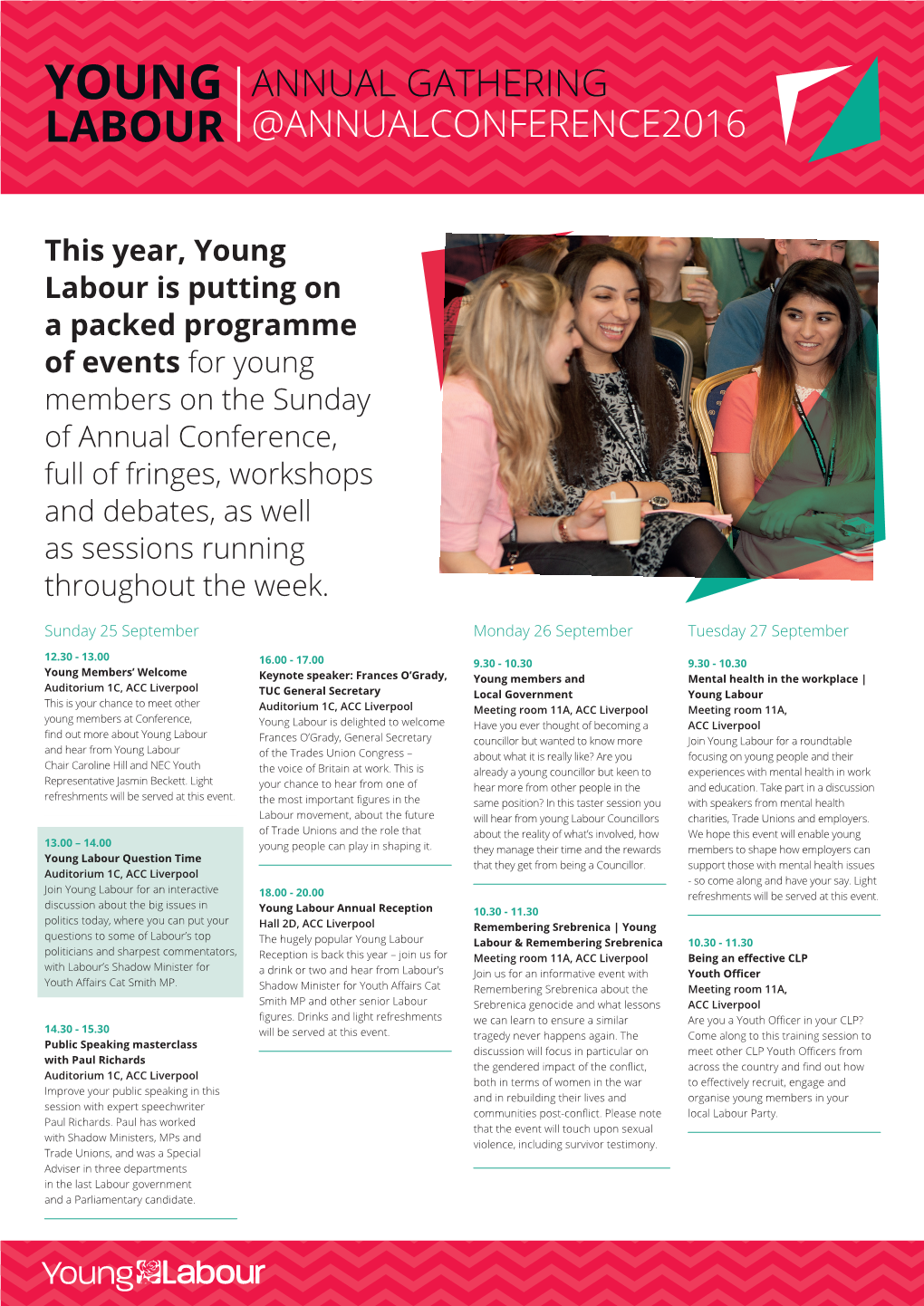 This Year, Young Labour Is Putting on a Packed Programme of Events For