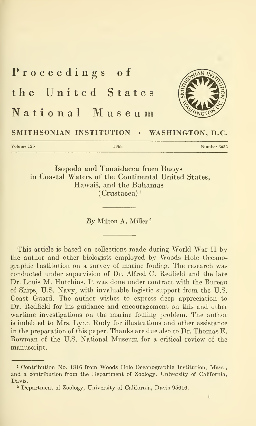 Proceedings of the United States National Museum