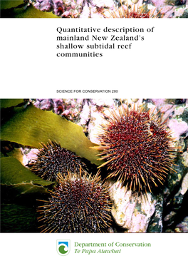 Quantitative Description of Mainland New Zealand's Shallow Subtidal