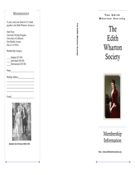 The Edith Wharton Society