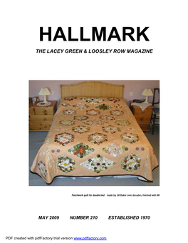 Hallmark the Lacey Green & Loosley Row Magazine