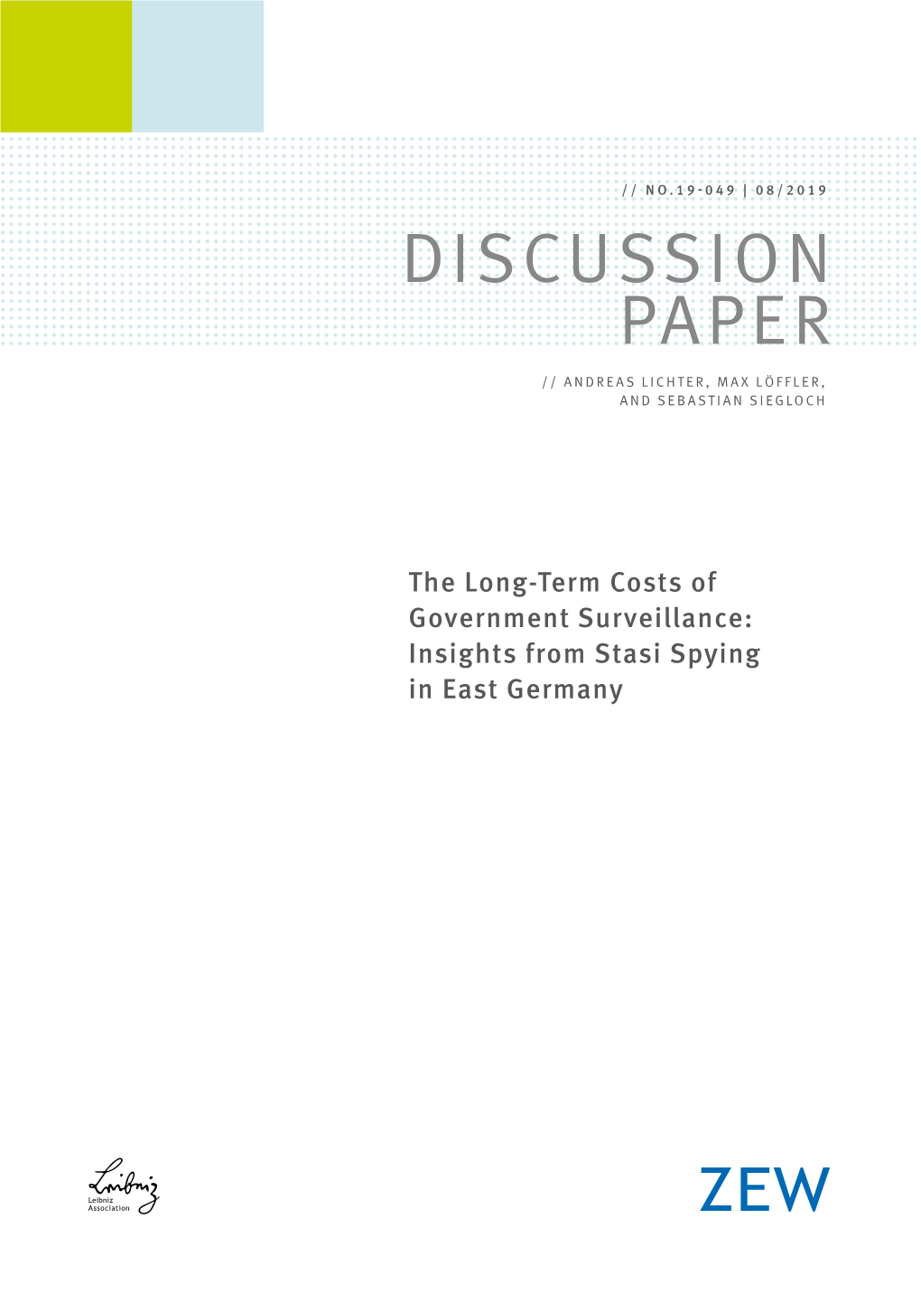 The Long-Term Costs of Government Surveillance