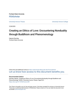Encountering Nonduality Through Buddhism and Phenomenology