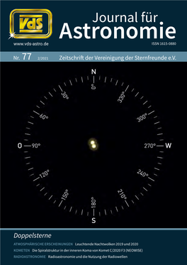 Journal Für Astronomie ISSN 1615-0880