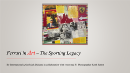 Ferrari in Art – the Sporting Legacy