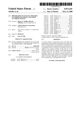 United States Patent (19) 11 Patent Number: 6,073,438 Scheffee Et Al