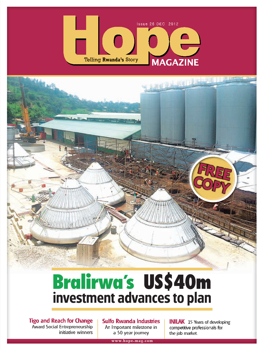 Bralirwa's US$40M