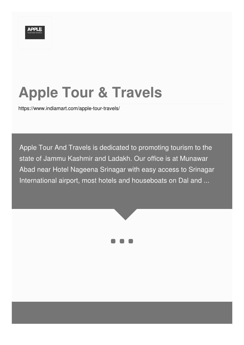 Apple Tour & Travels