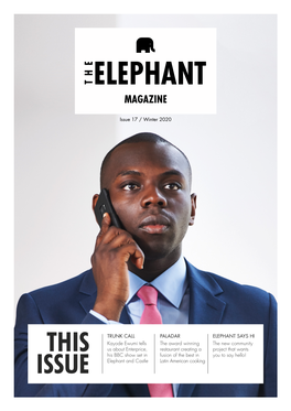 The Elephant Magazine Issue 17: Winter 2020