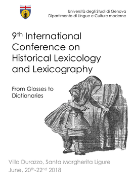 9Th International Conference on Historical Lexicology and Lexicography