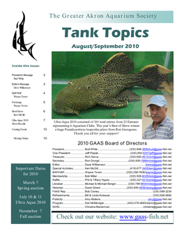 Tank Topics Full Page