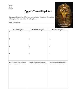Egypt's Three Kingdoms