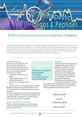 Therapeutic Oligos & Peptides