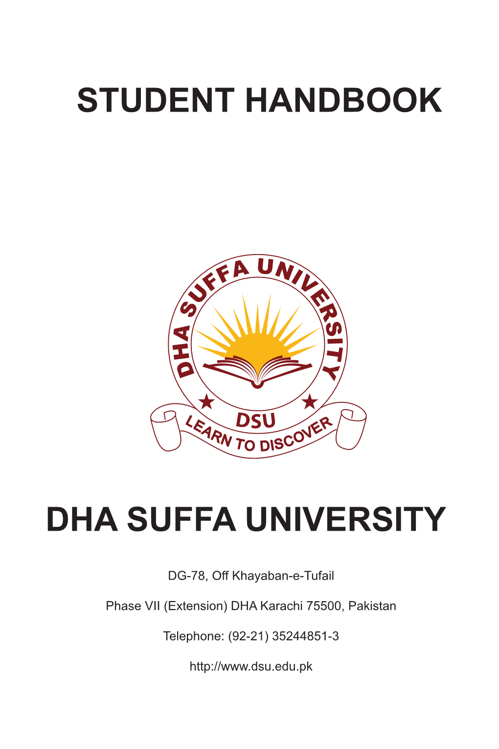 Student Handbook Dha Suffa University