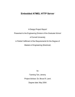 Embedded ATMEL HTTP Server