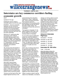 Interstates Are Key Commerce Corridors Fueling Economic Growth